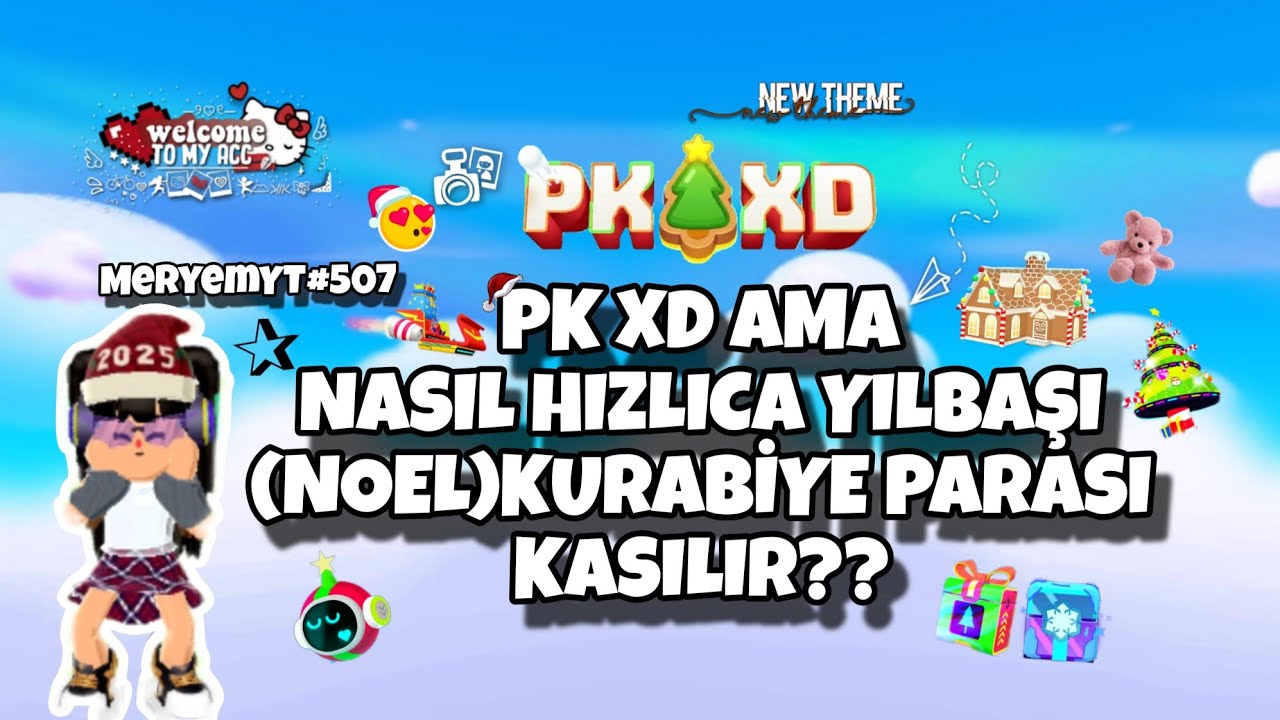 PK XD AMA NASIL HIZLICA YILBAŞI KURABİYE PARASI KASILIR??DETAYLI ANLATIM!!MERYEM PKXD 