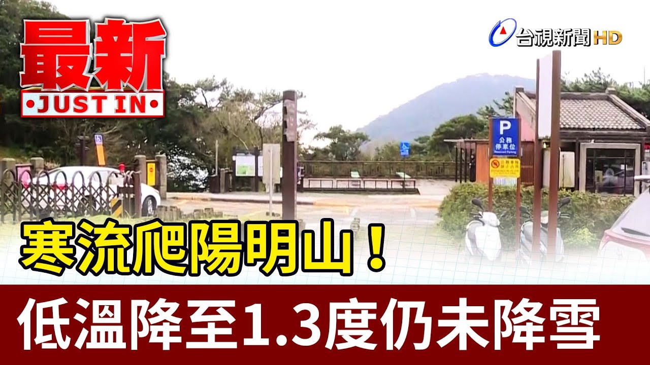 寒流爬陽明山！低溫降至1.3度仍未降雪【最新快訊】
