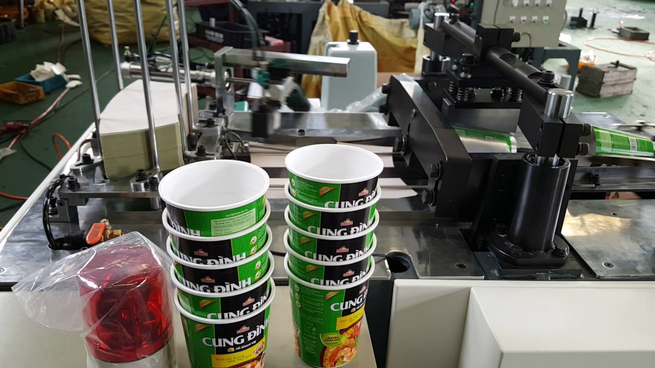 Double wall paper cup machine,