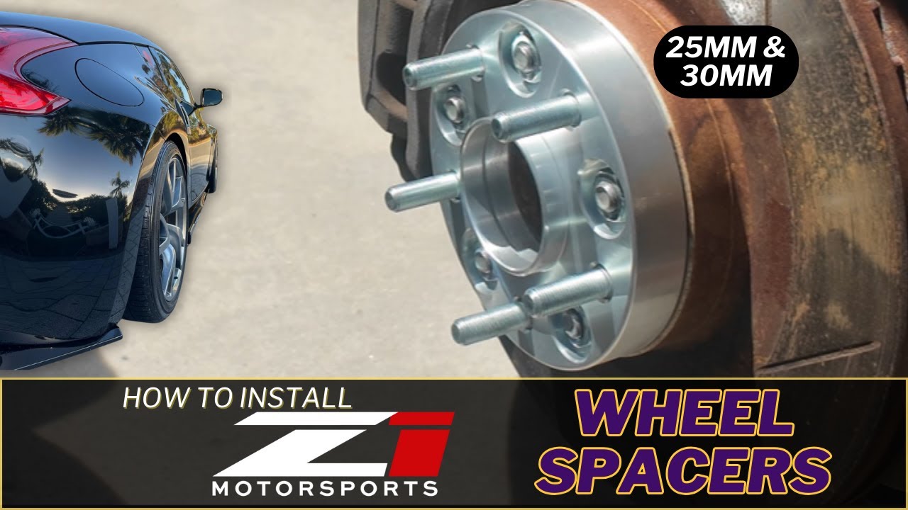 370Z / G37 Z1 Wheel Spacer Install | Z Build Series | Ep: 6