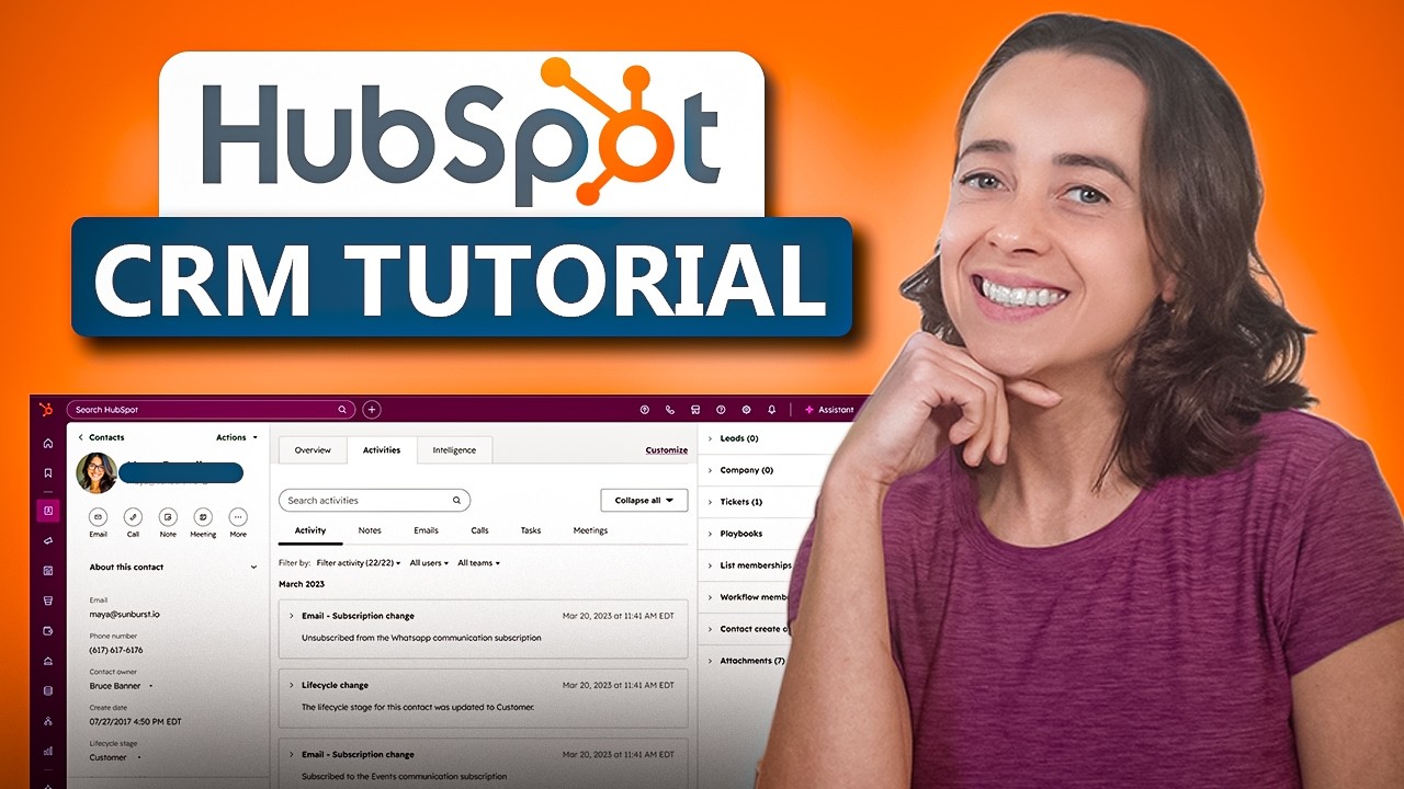 Учебное пособие по HubSpot CRM для начинающих (2026) (пошаговое руководство)