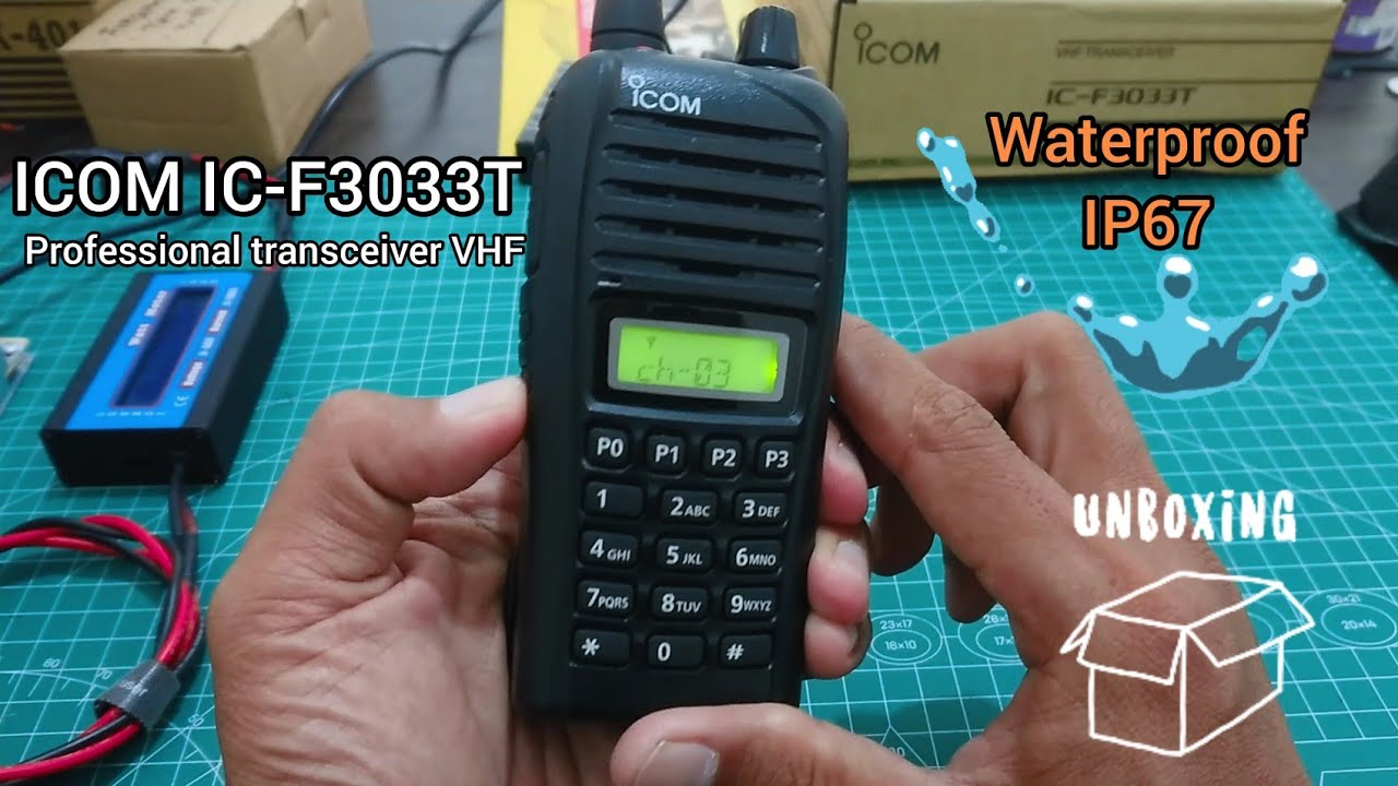 ICOM IC-F3033T Profesional Transceiver Waterproof
