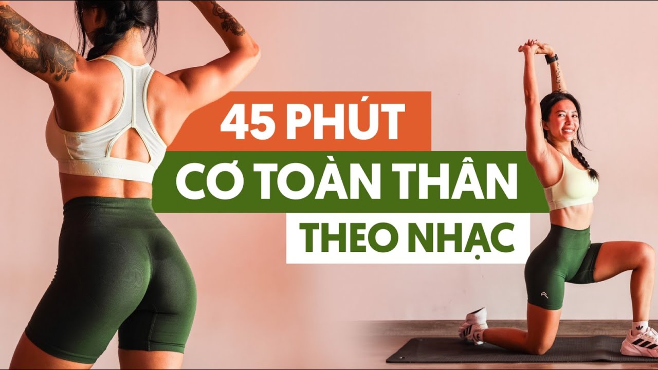 35 phút tập TOÀN THÂN theo nhạc BÙNG CHÁY - Intermediate