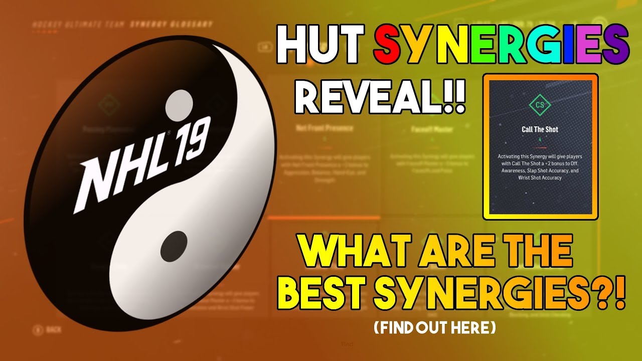 The BEST Synergies in NHL 19 HUT! The Guide to Synergies!