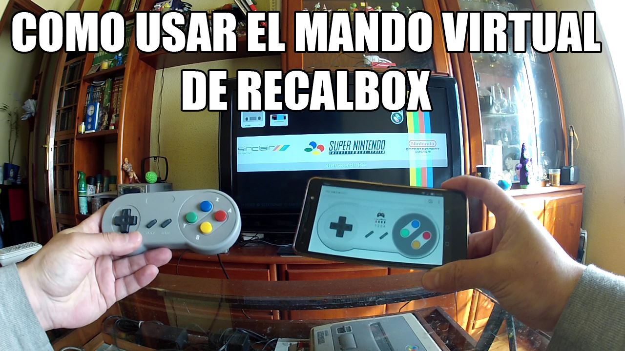 Como usar el mando virtual de Recalbox