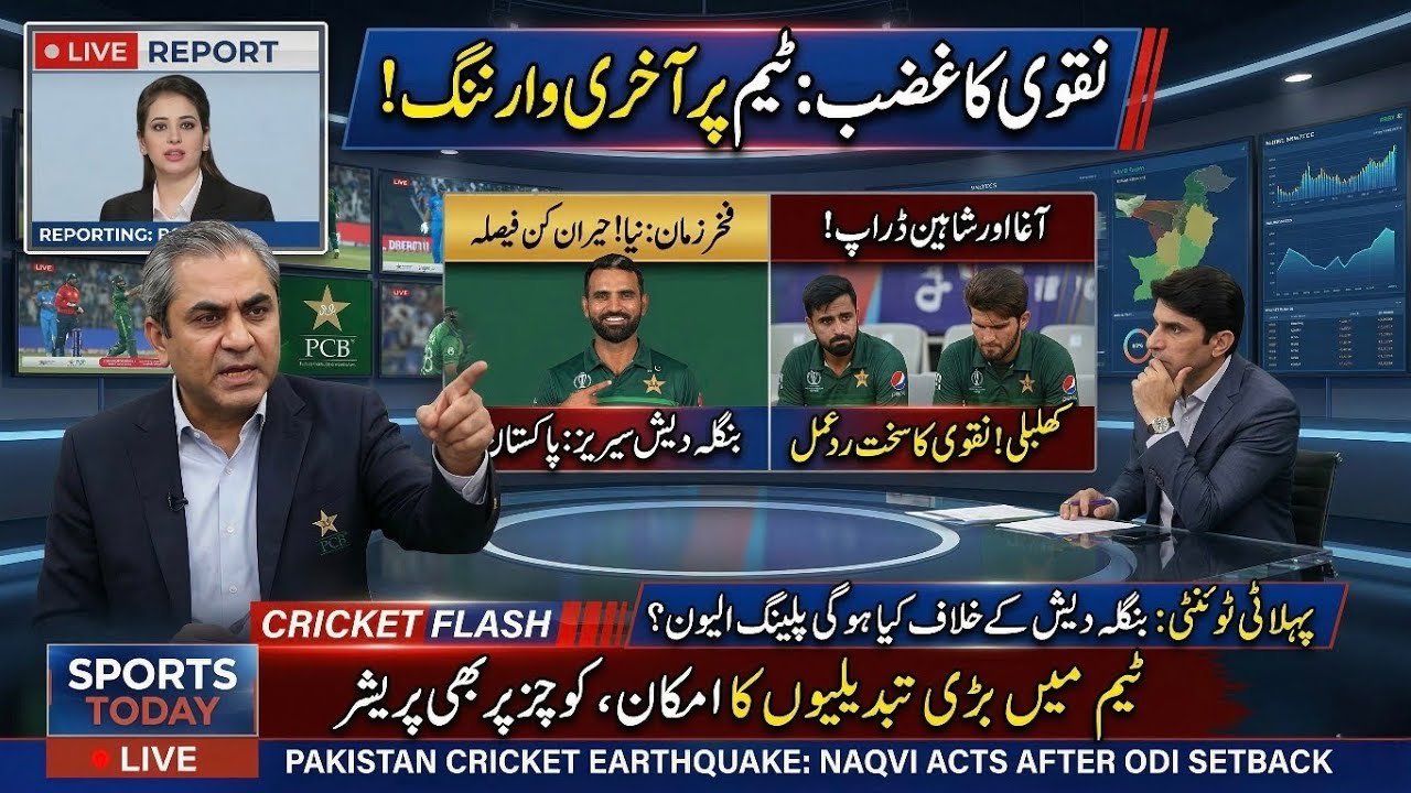 PAKISTAN CRICKET EARTHQUAKE! 😱 Fakhar Zaman New Captain, Shaheen & Agha DROPPED!