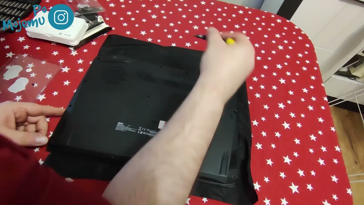 Po Mojemu - Majsterkowanie - Instalacja dysku SSD w laptopie Acer Nitro 5
