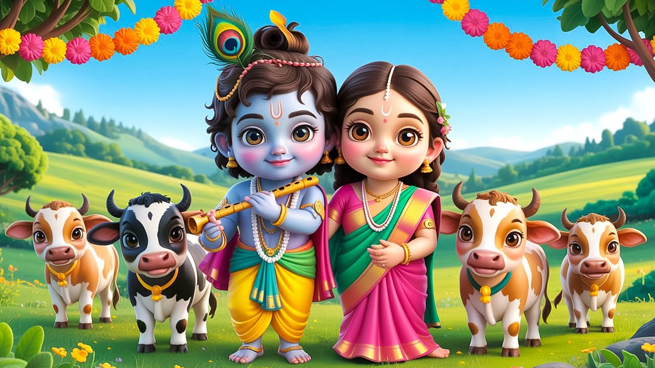 छोटी छोटी गैया - Chhoti Chhoti Gaiya Chhote Chhote Gwal | Little Krishna Song #krishnabhajan