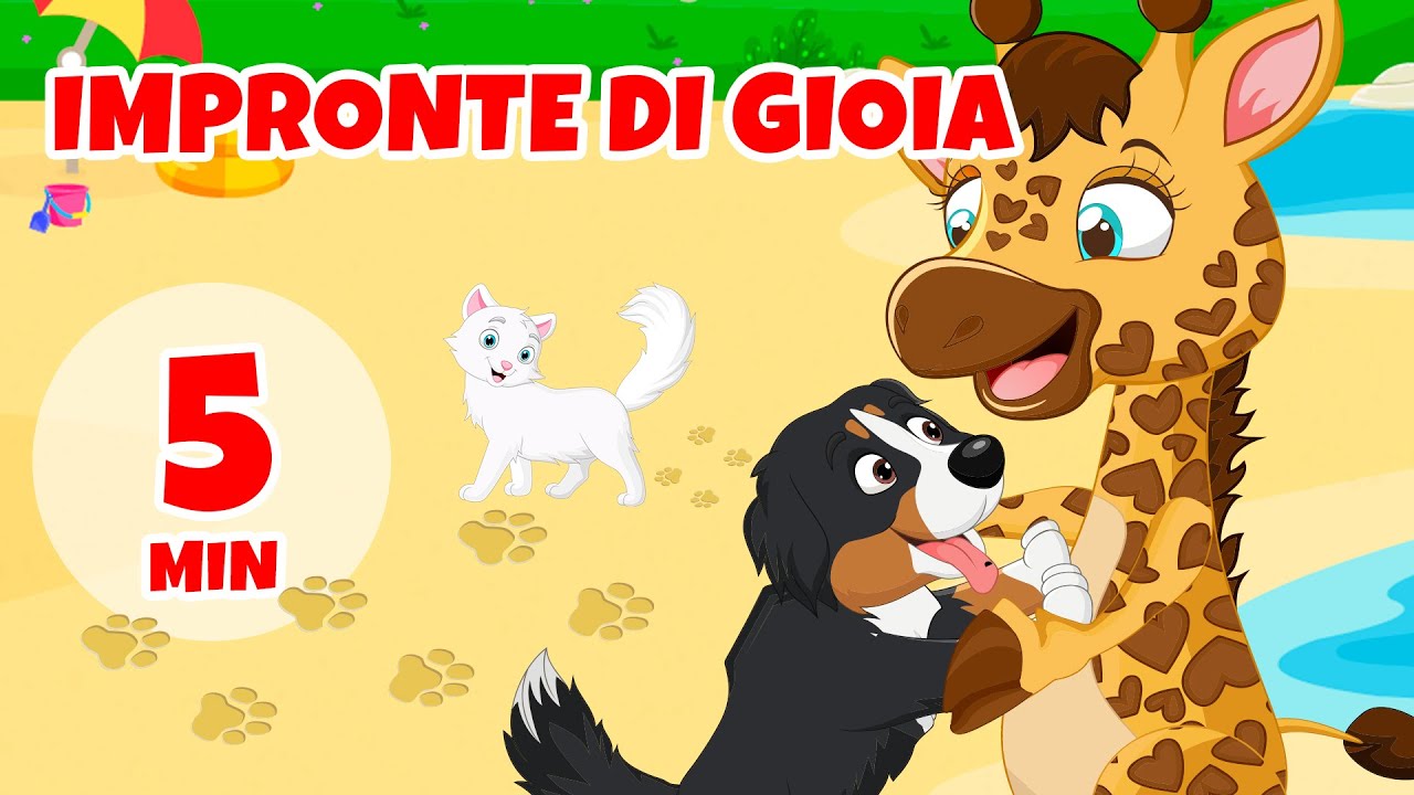 Orme di gioia - 5 min Giramille | Filastrocche e canzoni per bambini