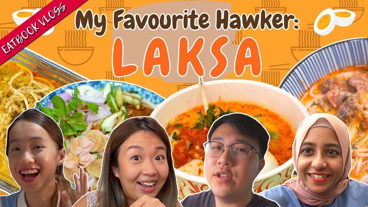 Our Favourite Laksa Stall | Eatbook Vlogs | EP 71