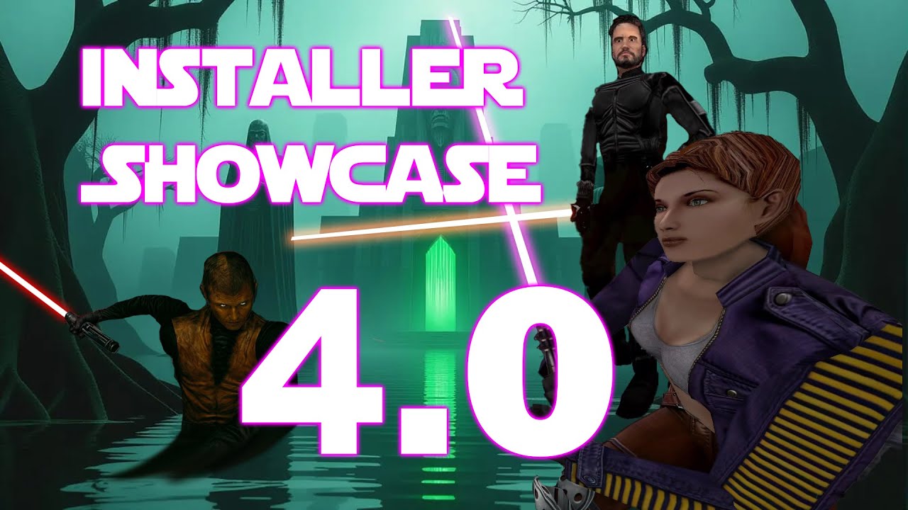 Star Wars Mysteries of the Sin Remastered 4.0 Installer Showcase! Gog, CD and Steam Installs!
