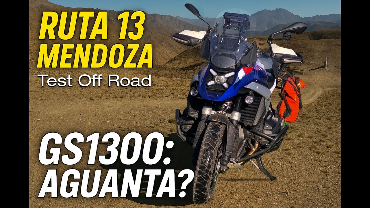 TEST OFF ROAD BMW GS1300 Trophy en la Ruta 13 Mendoza