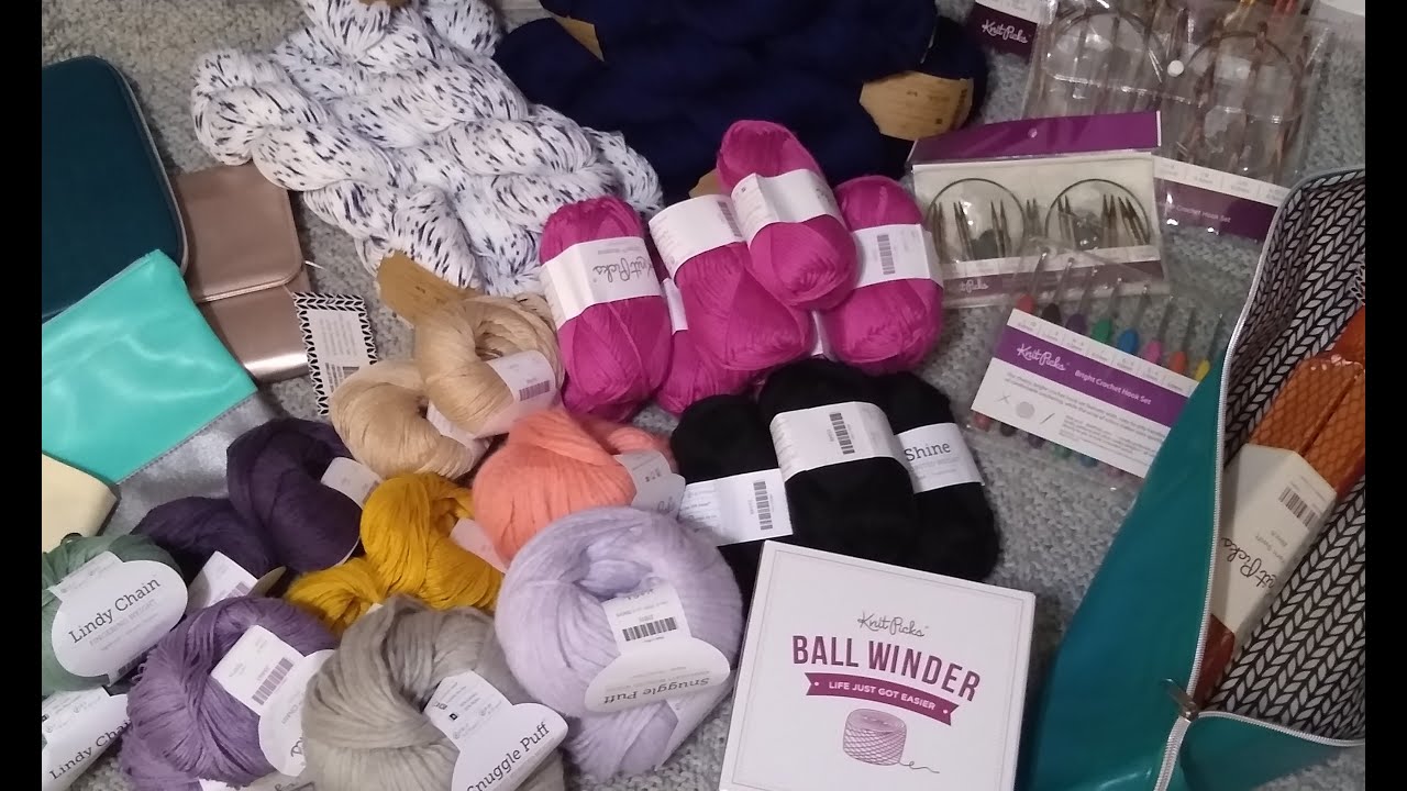 The Graceful Tangle | KnitPicks and WeCrochet Haul | Influencer!