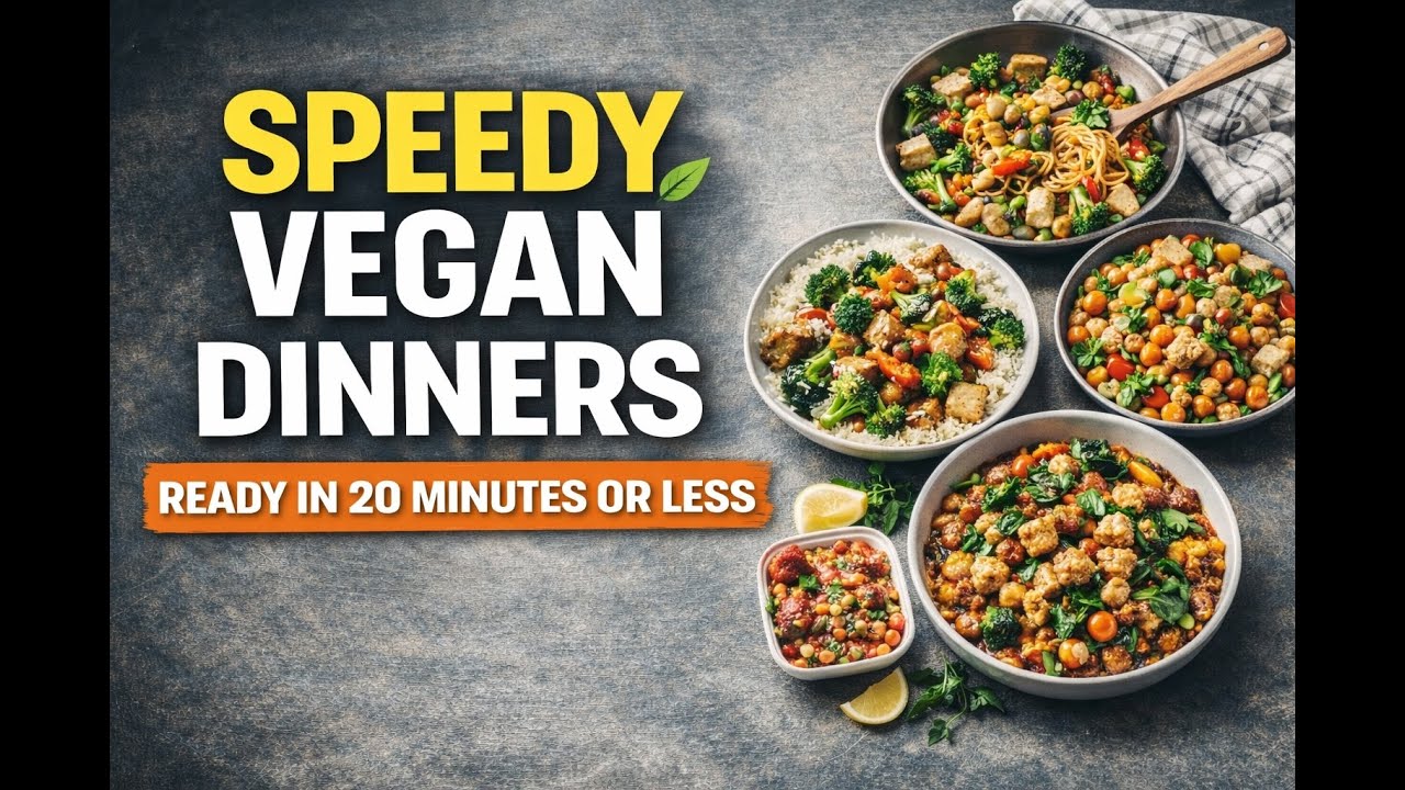 Speedy Vegan Dinners: 20-Minute Meals for Busy Weeknights