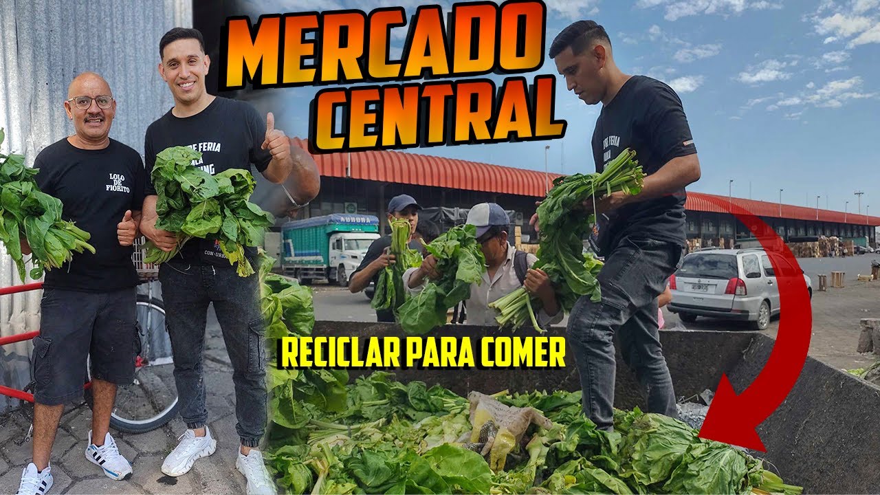 LO QUE TIRAN en el MERCADO CENTRAL y el RECICLADO SOLIDARIO que NADIE TE MOSTRO con @LOLOdeFIORITO
