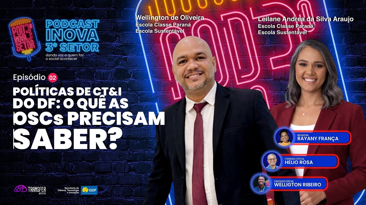 🎙️ Já está no ar o 2º episódio do Podcast Inova 3º Setor!POD2