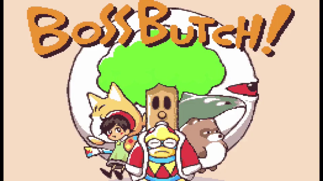Kirby's Dream Land 3 - Boss Butch (All Bosses)
