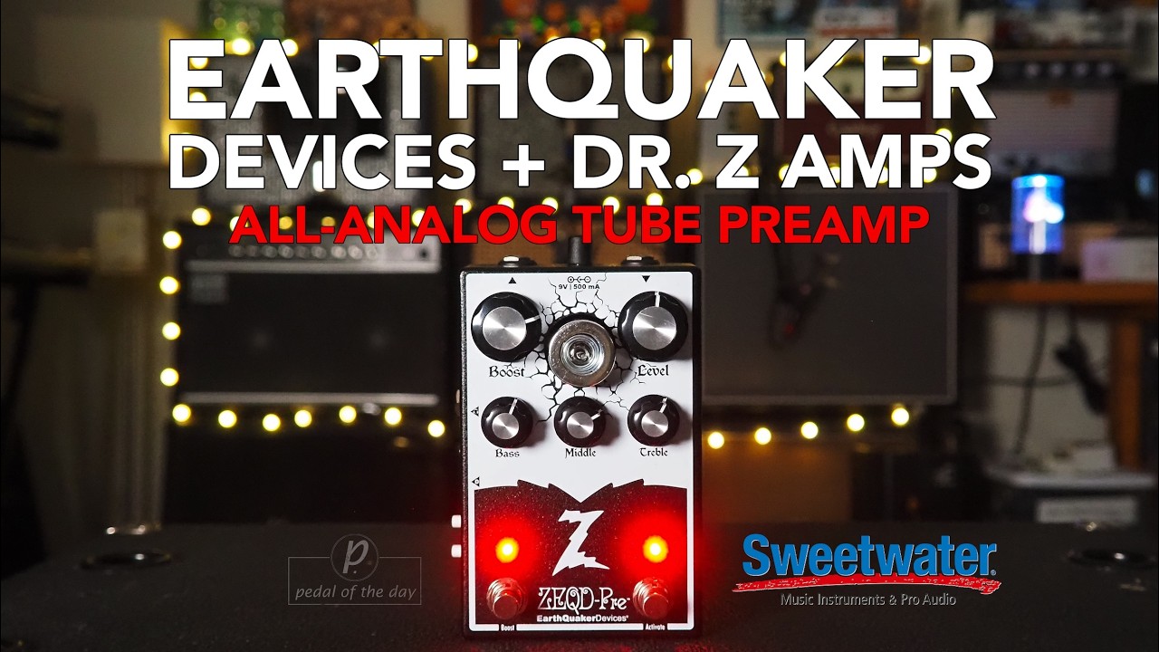 EarthQuaker Devices / Dr. Z // ZEQD-Pre All Analog Tube Preamp (Demo)