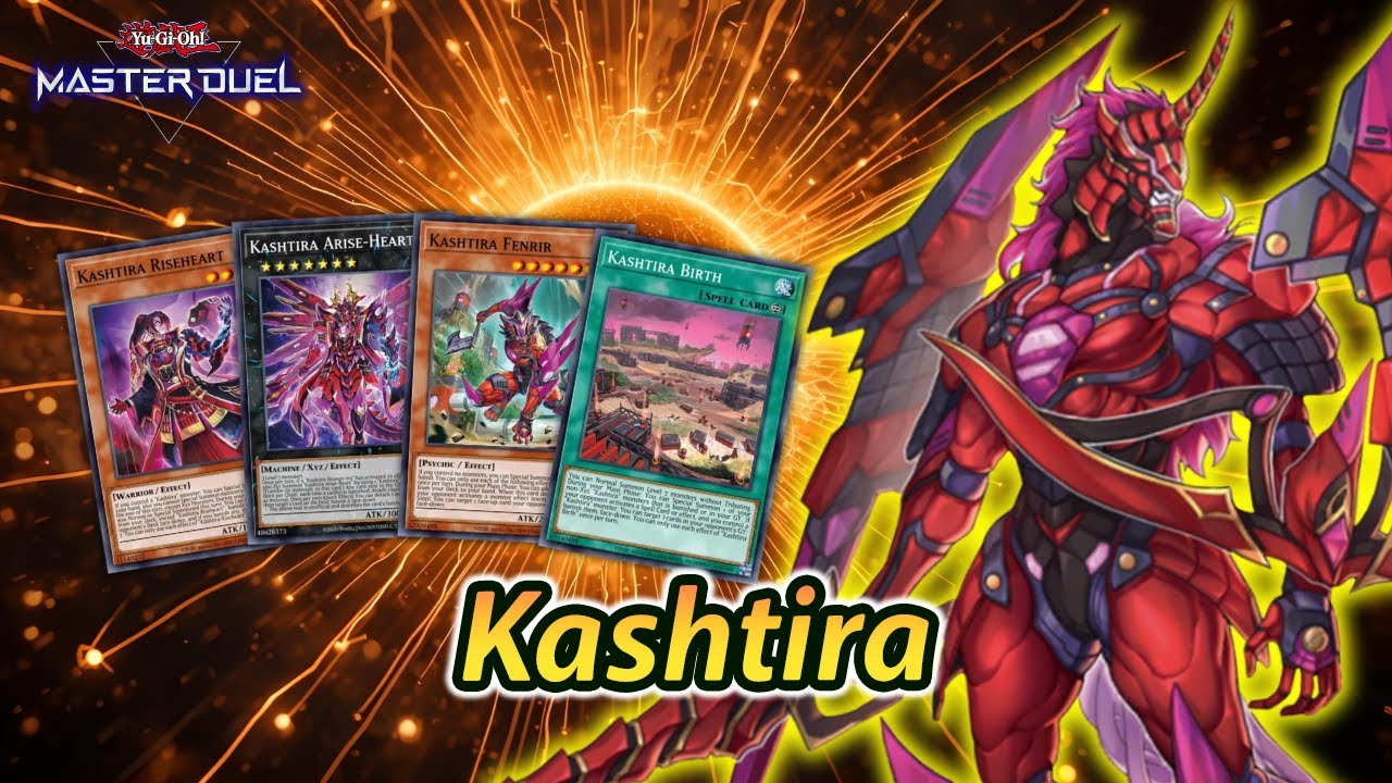Pure Kashtira November Deck Master Duel 2025 | クシャトリラ Lock Monster Zone, Banish Ranked Gameplay