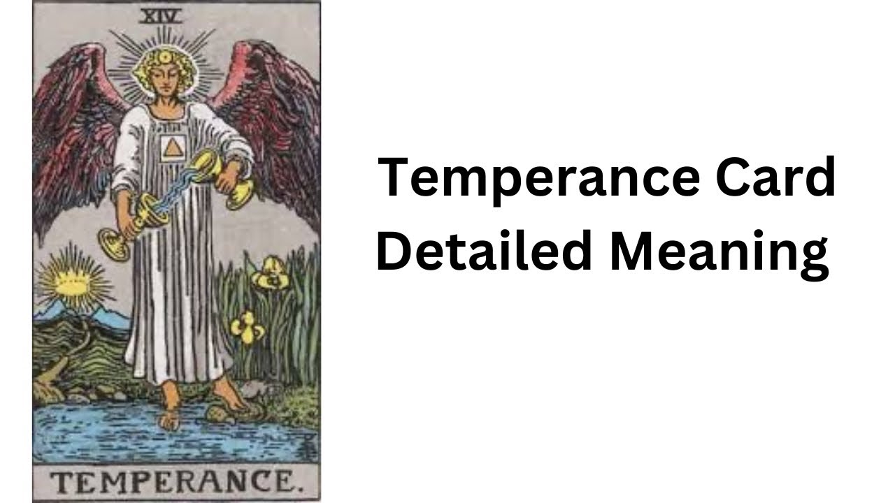 Temperance — Tarot Card Meaning || Major Arcana || Learn Tarot With Nidhi