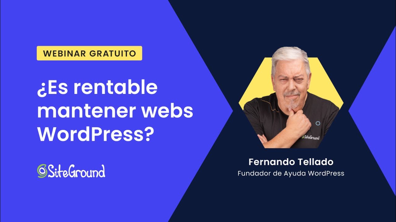 ¿Es rentable ofrecer mantenimiento web WordPress? | Webinar