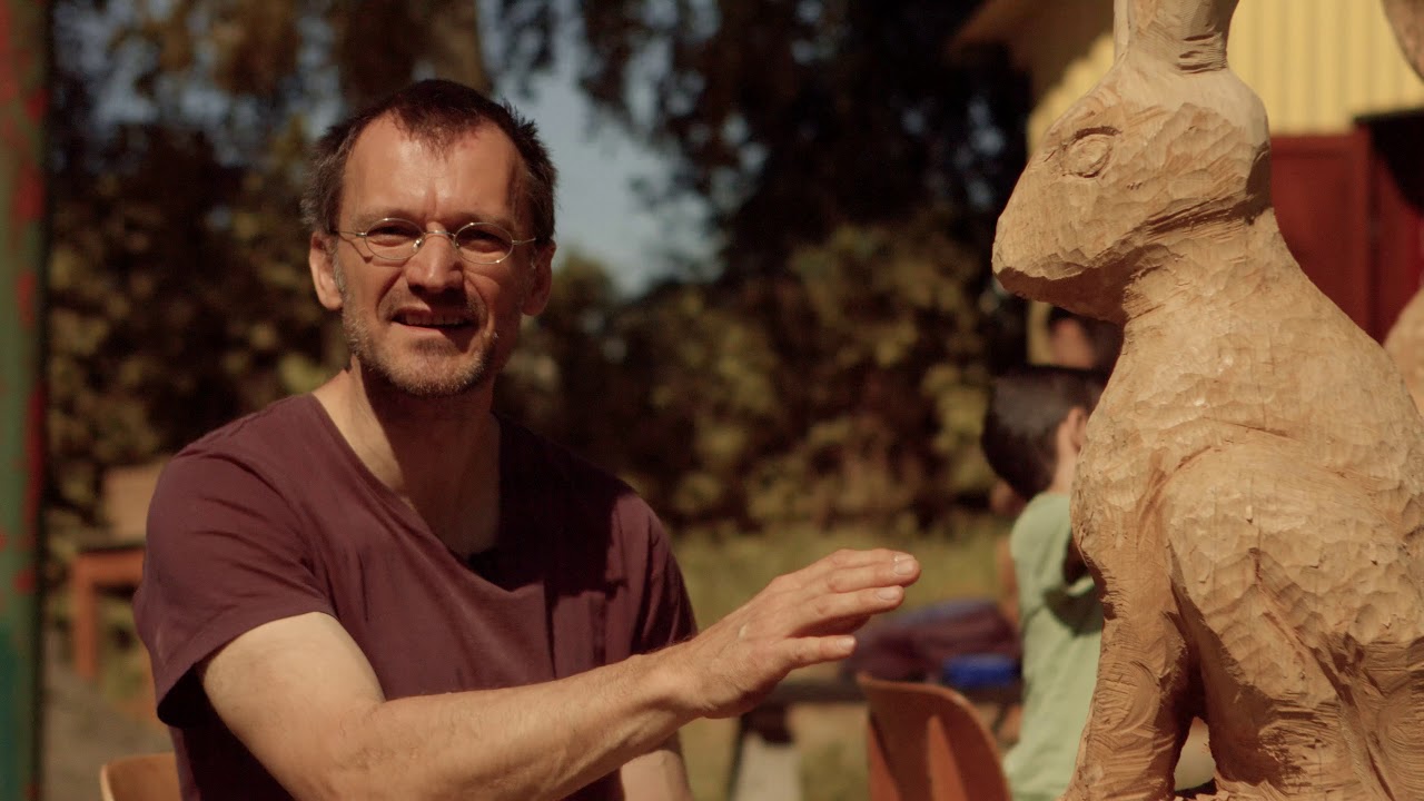 Christoph Gramberg, ein Bildhauer an der Gartenarbeitsschule Berlin Tempelhof Schöneberg