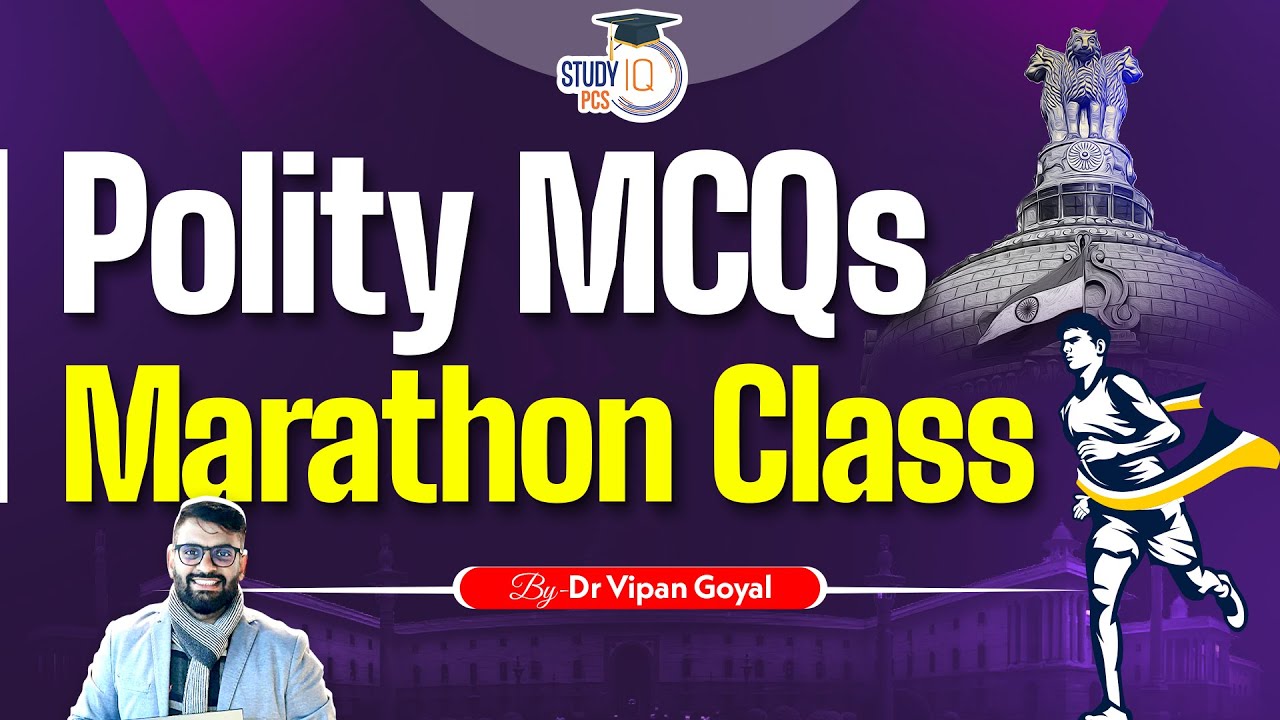 Polity MCQs Marathon Class for All Competitive Exams l Polity Marathon Class | By Dr Vipan Goyal