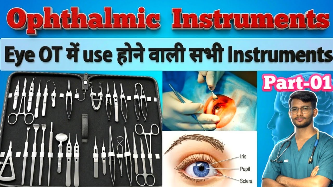 👁️Ophthalmic Instruments | Part-01 | Eye OT Mein Use Hone Wale Sabhi Instruments Explained in Hindi