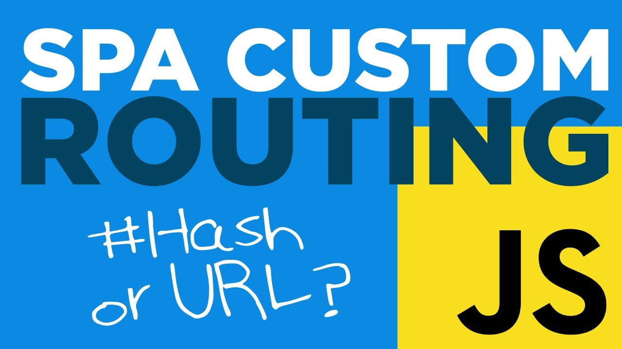 Маршруты одностраничных приложений Vanilla JS | # или URL - #88
