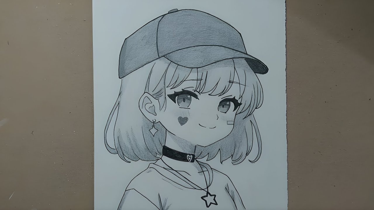 How to draw cute anime girl step by step | Anime girl
