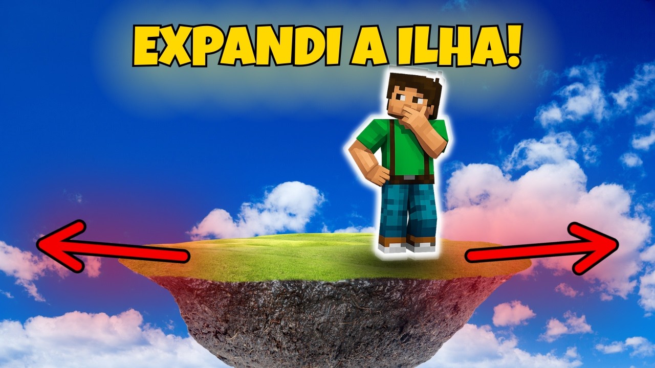 EP 3 - EXPANDI A ILHA! - MINECRAFT MODPACK PROJECT INFINITY