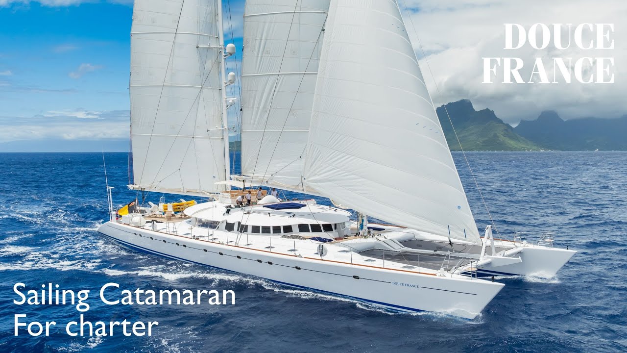 DOUCE FRANCE - WORLD’S LARGEST SCHOONER SAILING CATAMARAN FOR CHARTER