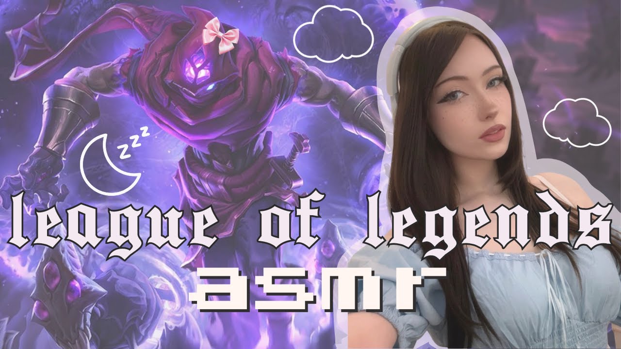 league of legends asmr ♡ whispering, keyboard, tapping sounds ♡ mid main
