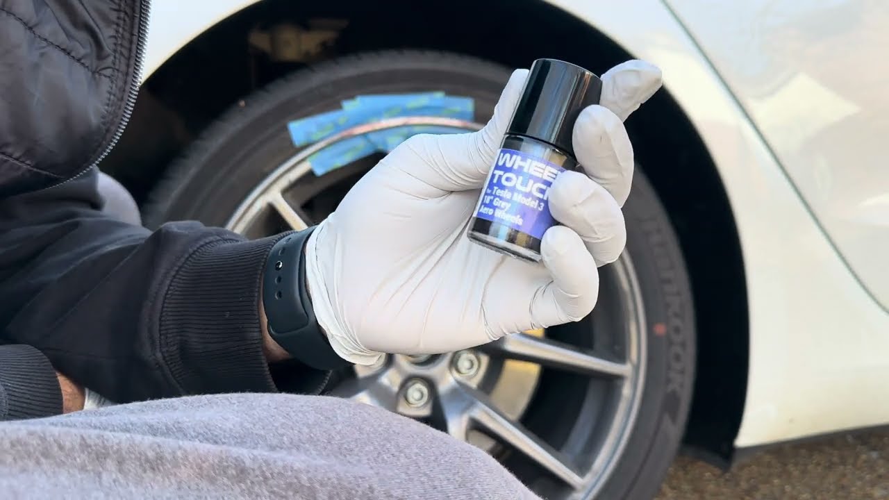 $45 Tesla Curb Rash Repair, Get Near Perfect Results