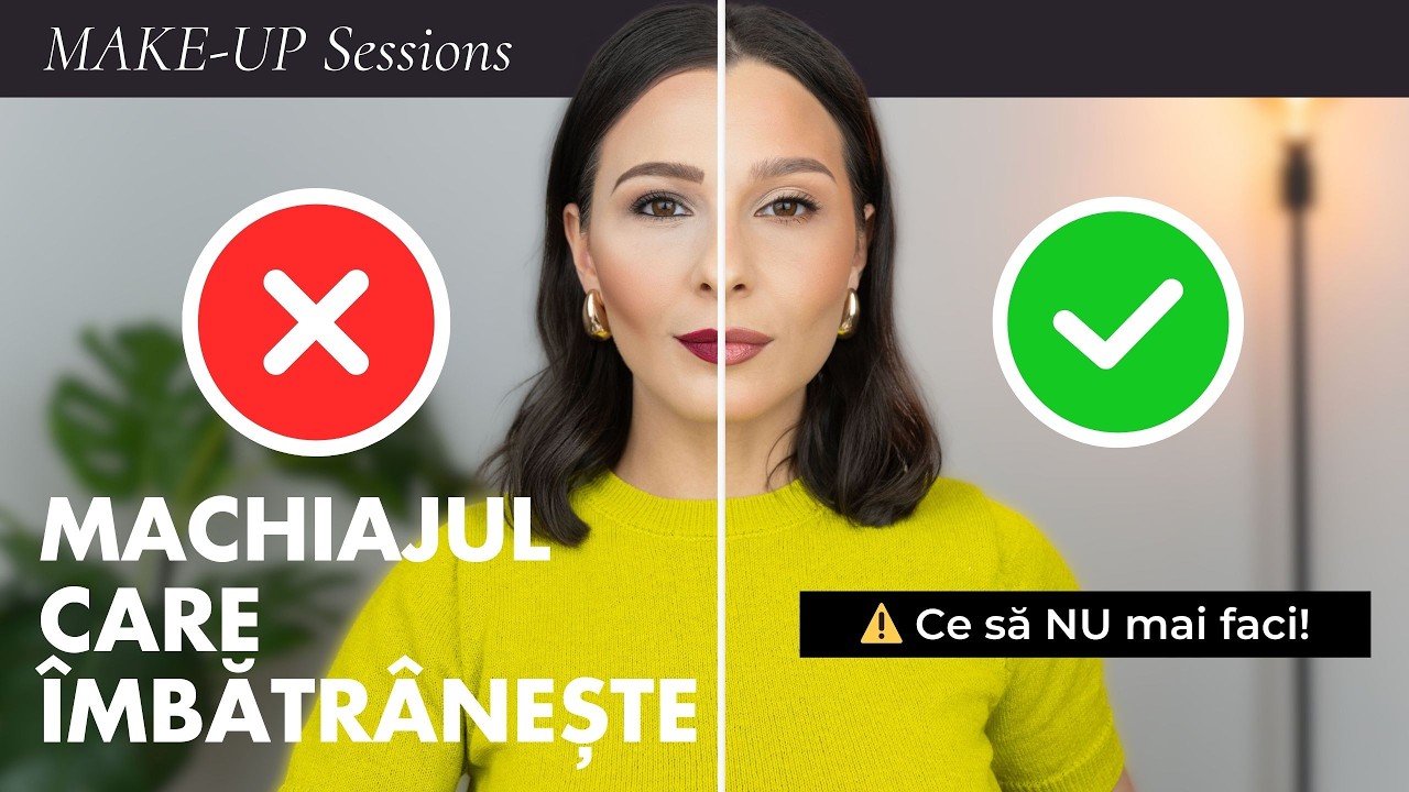 Greșeli de machiaj care te îmbătrânesc | Ce să NU mai faci după 30 de ani!