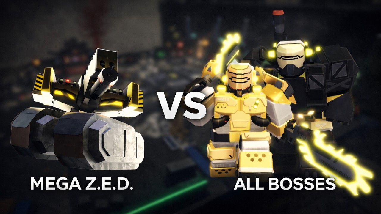 TDX | Mega zed VS All bosses part 2