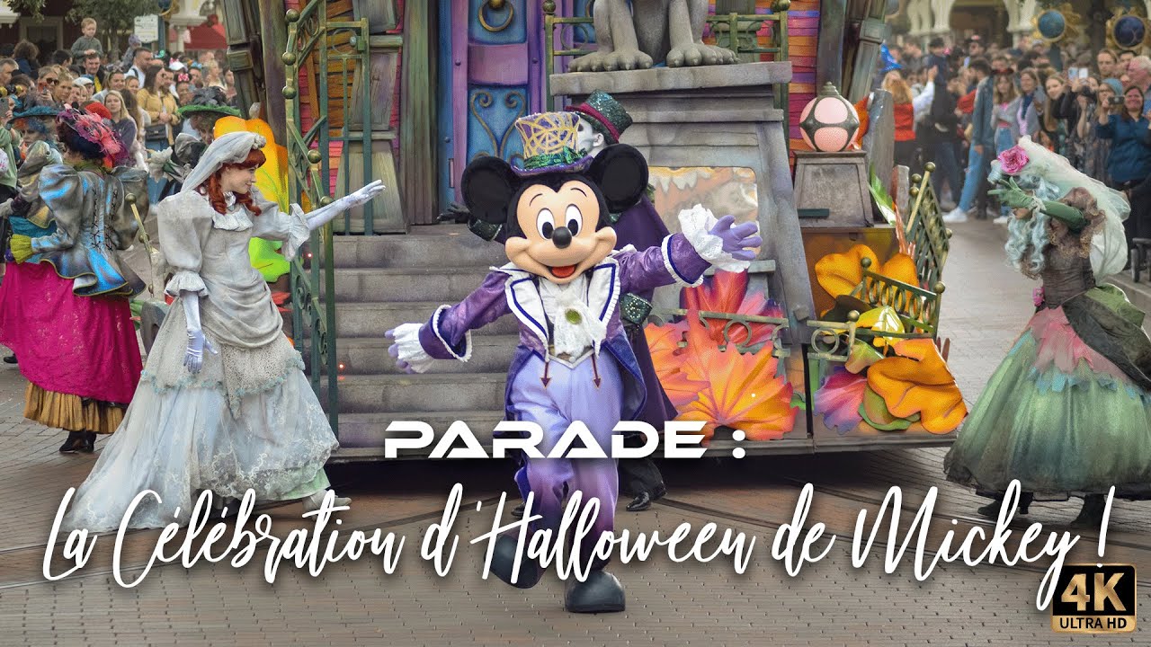 La parade d'Halloween de Disneyland Paris ! La célébration Halloween de Mickey !