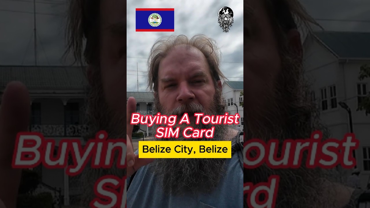 Travel Tip: Buying a Tourist SIM Card in Belize City! 🇧🇿