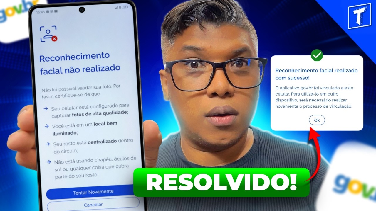 CONTA GOV.BR: Como resolver o erro de Reconhecimento Facial em 2026!