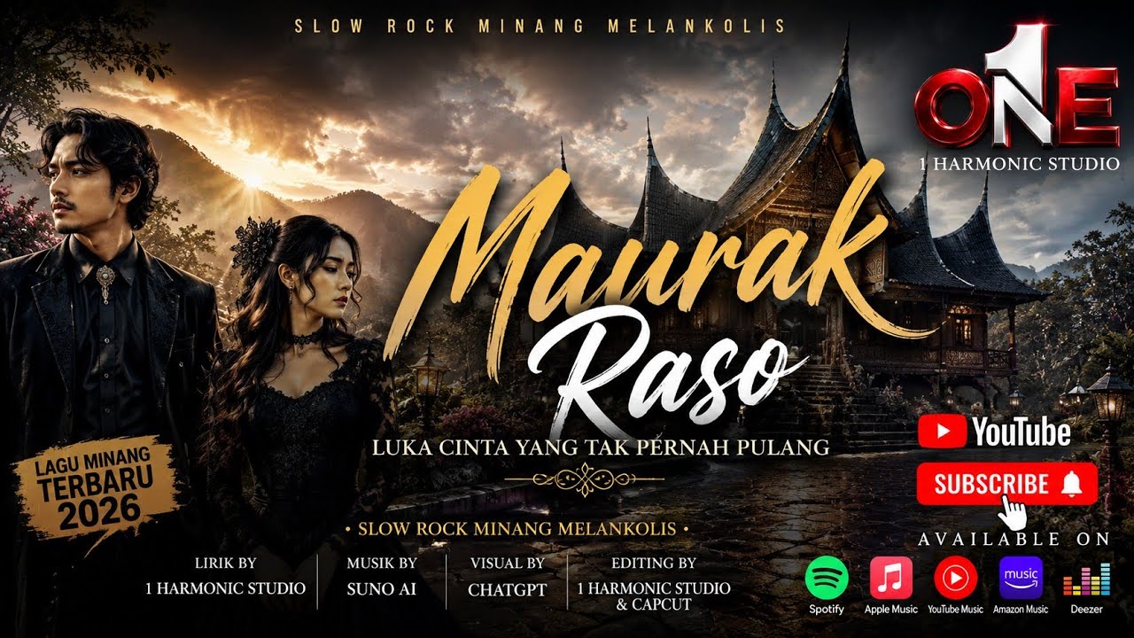 Maurak Raso | Slow Rock Minang Melankolis 2026 | Lagu Minang Terbaru Penuh Rindu & Patah Hati