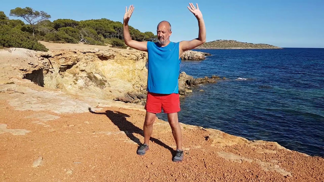 Standing Qigong - 7 minute Sunlight and Sea Sequence