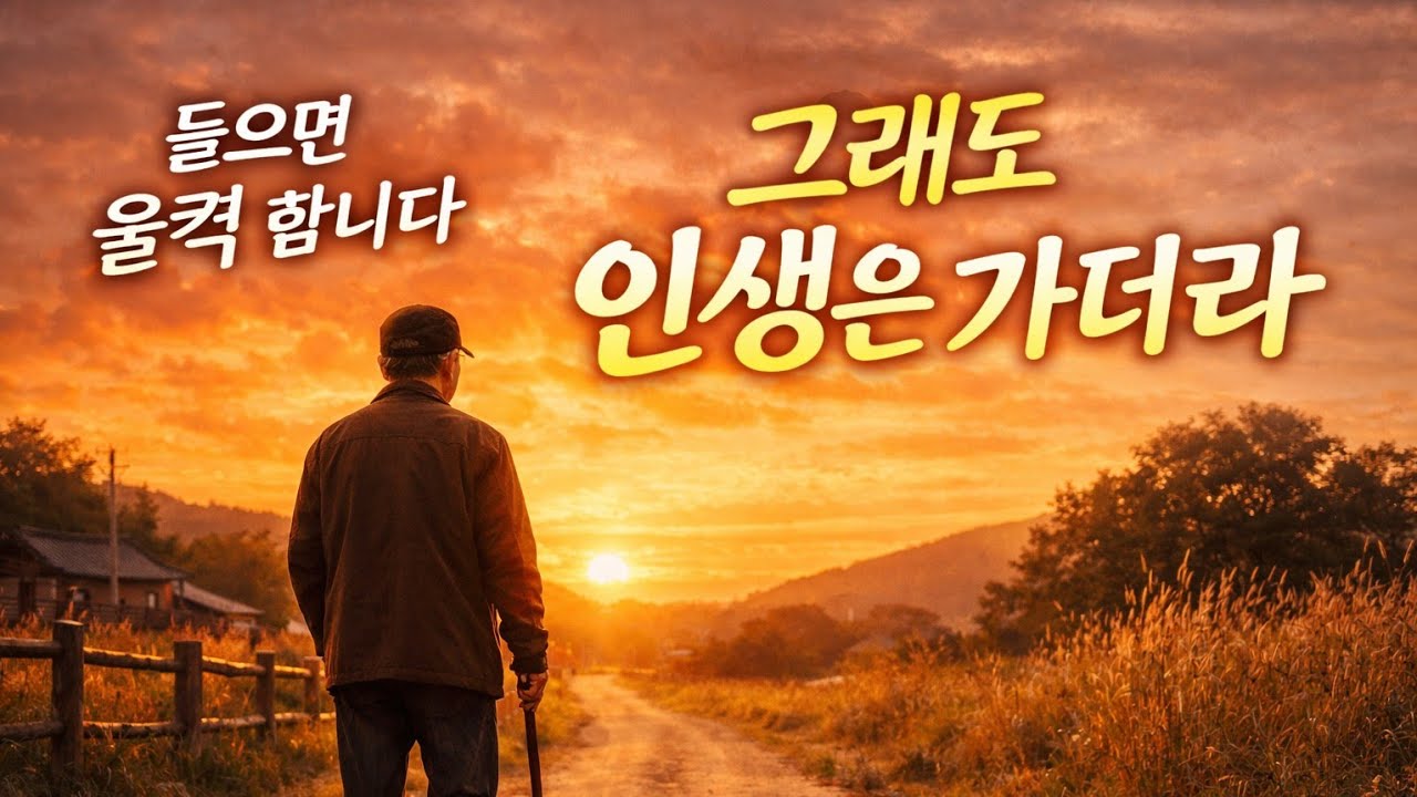 그래도 인생은 가더라｜시니어 눈물 버튼 트로트｜들으면 울컥합니다