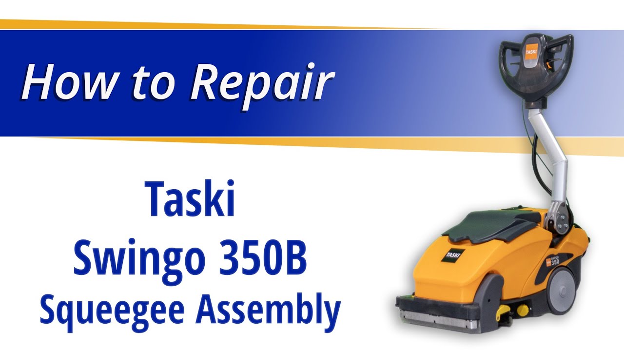 How to Replace the Squeegee Assembly on the Taski Swingo 350B