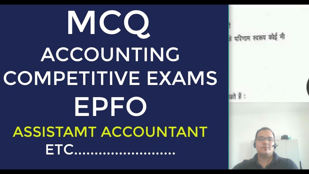 MCQ ACCOUNTING :: EPFO:: ASSISTANT ACCOUNTANT