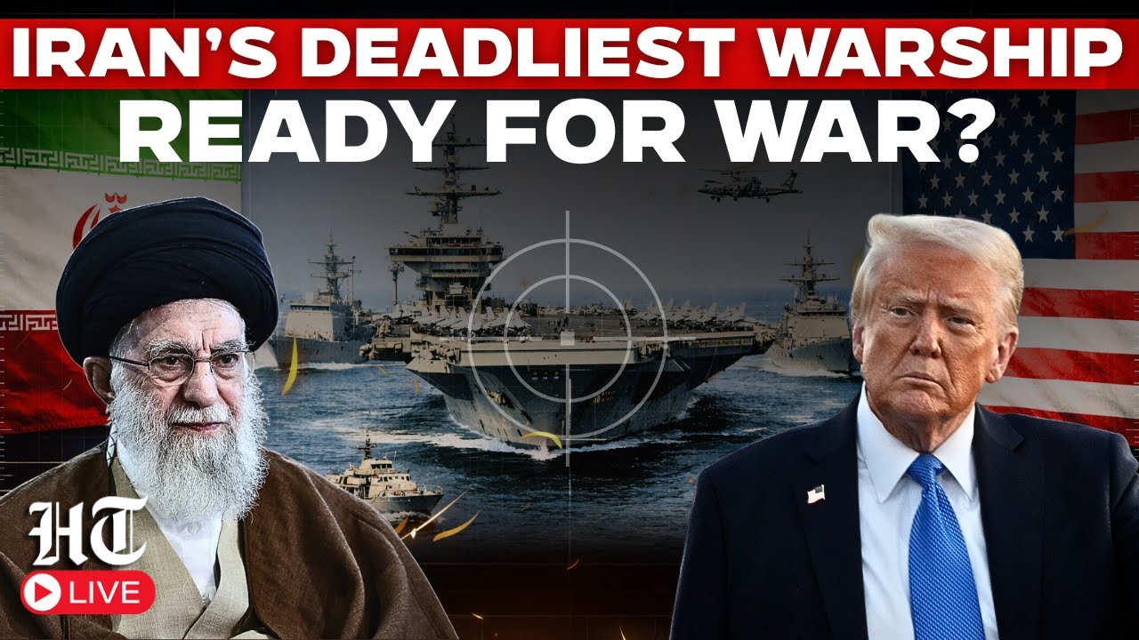 US-Iran Tensions LIVE: Iran’s Most Dangerous Warship Ready To Attack? | Trump Vs Khamenei LIVE