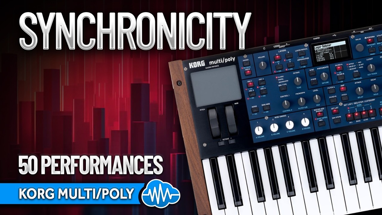KORG MULTI POLY - 50 Performances - SYNCHRONICITY Soundset
