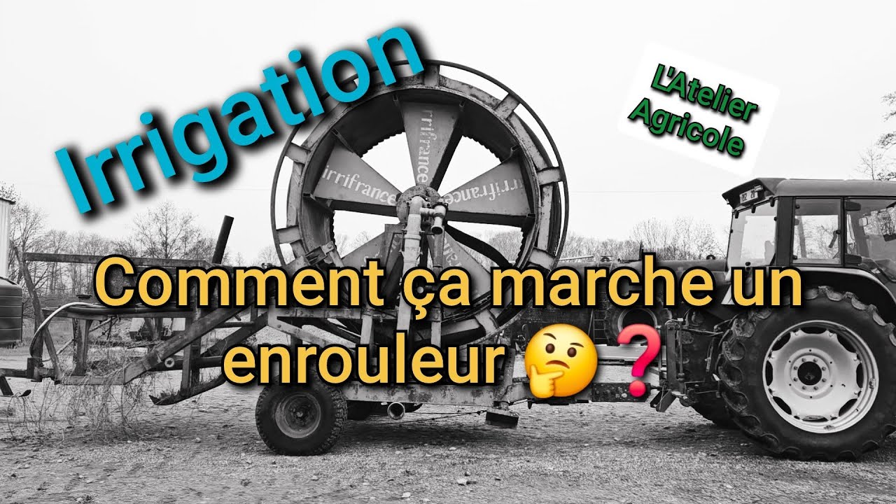 💦 Irrigation : ⚙️ Comment ça marche un enrouleur 🤔❓