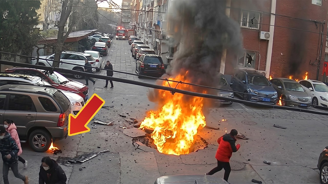 Miraculous Escapes: Terrifying Moments Caught on Camera