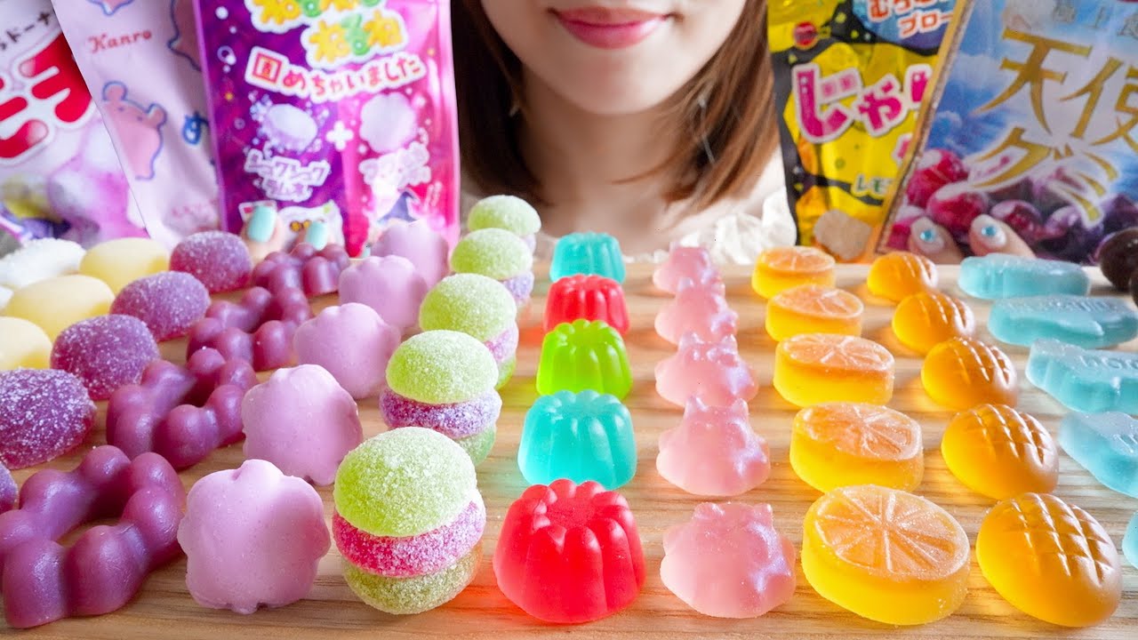 【咀嚼音】空前のグミブームなので最近話題のグミとかお菓子を食べる【ASMR/EATINGSOUNDS】