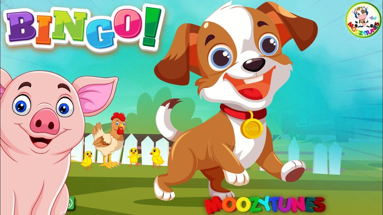 BINGO | The Dog Song | English Rhymes And Songs | #dog #englishrhymes #puppylove #bingo #dogsong
